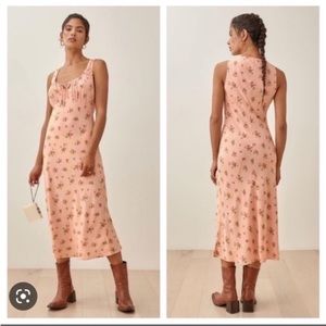 Reformation Lauryl Midi Floral Dress Size 4
